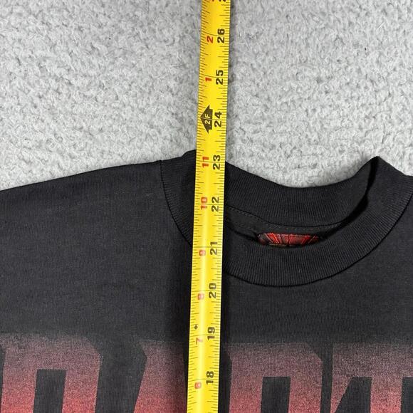 Vintage 90s Star Wars T-Shirt Youth Medium Darth Maul 'Revenge' Double Sided - Picture 5 of 8